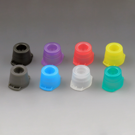 Globe Scientific Cap, Universal, Fits most 12mm, 13mm and 16mm tubes, Black Caps; Universal; Test Tube Caps; Cappers